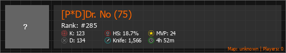 [P*D]Dr. No (75) Stats Banner