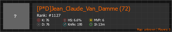 [P*D]Jean_Claude_Van_Damme (72) Stats Banner