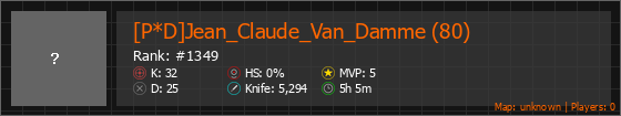 [P*D]Jean_Claude_Van_Damme (80) Stats Banner
