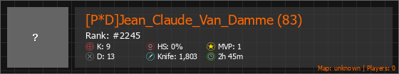 [P*D]Jean_Claude_Van_Damme (83) Stats Banner