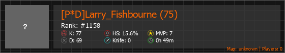 [P*D]Larry_Fishbourne (75) Stats Banner