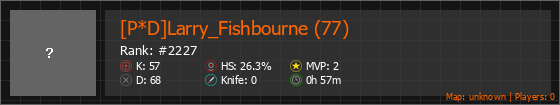 [P*D]Larry_Fishbourne (77) Stats Banner