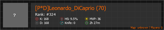 [P*D]Leonardo_DiCaprio (70) Stats Banner