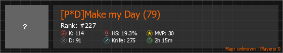 [P*D]Make my Day (79) Stats Banner