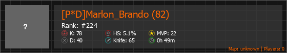 [P*D]Marlon_Brando (82) Stats Banner