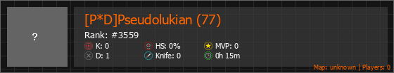 [P*D]Pseudolukian (77) Stats Banner