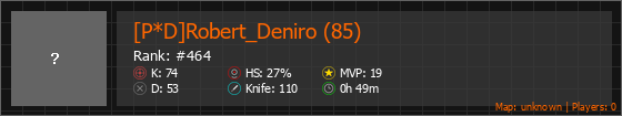 [P*D]Robert_Deniro (85) Stats Banner