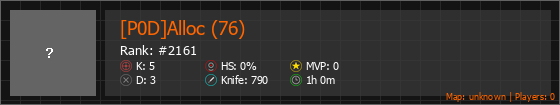 [P0D]Alloc (76) Stats Banner