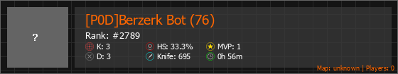 [P0D]Berzerk Bot (76) Stats Banner