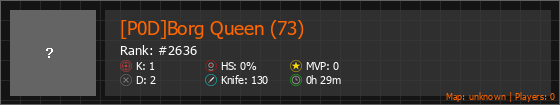 [P0D]Borg Queen (73) Stats Banner