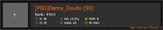 [P0D]Danny_Devito (90) Stats Banner