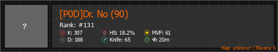 [P0D]Dr. No (90) Stats Banner