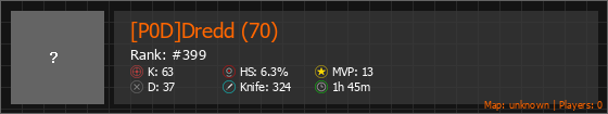 [P0D]Dredd (70) Stats Banner