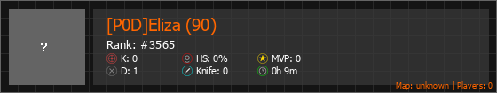 [P0D]Eliza (90) Stats Banner