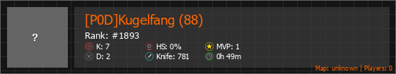 [P0D]Kugelfang (88) Stats Banner