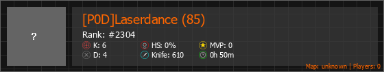 [P0D]Laserdance (85) Stats Banner