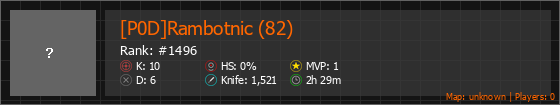 [P0D]Rambotnic (82) Stats Banner