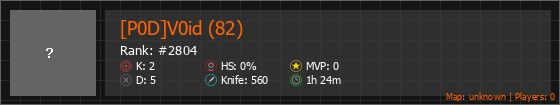 [P0D]V0id (82) Stats Banner