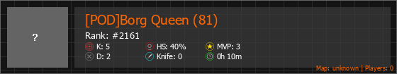 [POD]Borg Queen (81) Stats Banner