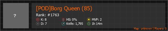 [POD]Borg Queen (85) Stats Banner