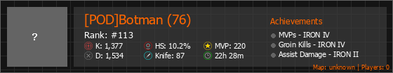 [POD]Botman (76) Stats Banner