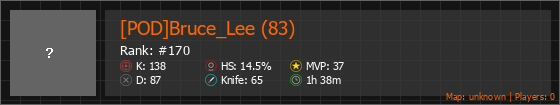 [POD]Bruce_Lee (83) Stats Banner