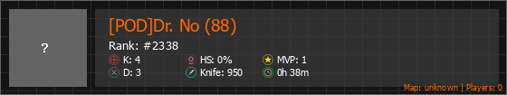 [POD]Dr. No (88) Stats Banner
