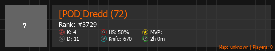 [POD]Dredd (72) Stats Banner