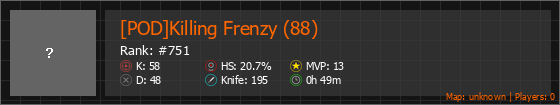 [POD]Killing Frenzy (88) Stats Banner