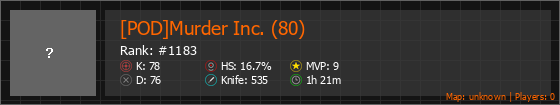 [POD]Murder Inc. (80) Stats Banner