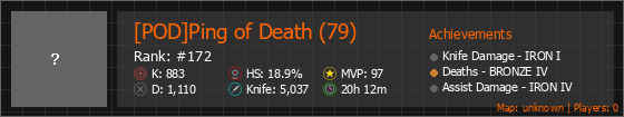 [POD]Ping of Death (79) Stats Banner