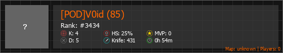 [POD]V0id (85) Stats Banner