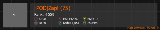 [POD]Zap! (75) Stats Banner