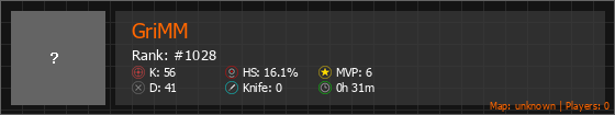 GriMM Stats Banner